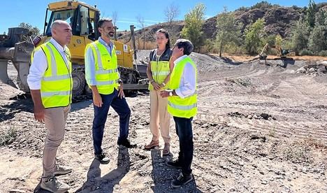 Obras de emergencia en el río Almanzora avanzan al 60% en Serón, Almería
