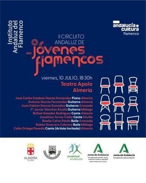 Semifinal del Circuito Andaluz de Jóvenes Flamencos en el Festival de Almería este viernes