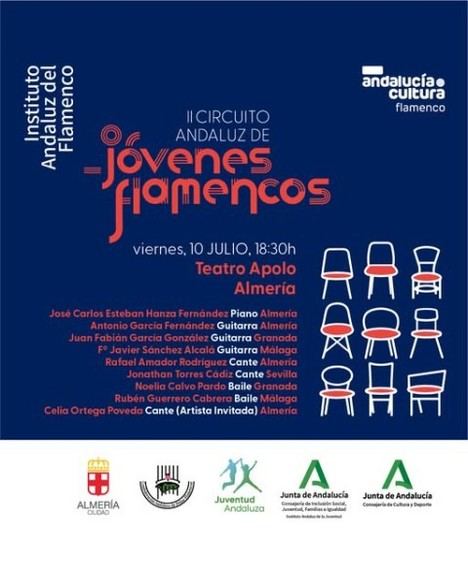 Semifinal del Circuito Andaluz de Jóvenes Flamencos en el Festival de Almería este viernes