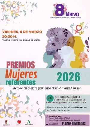 Vícar anuncia fechas para la Cena Convivencia y Premios a Mujeres Destacadas