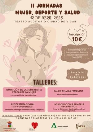 II Jornadas Mujer, Deporte y Salud en Vícar el 12 de abril