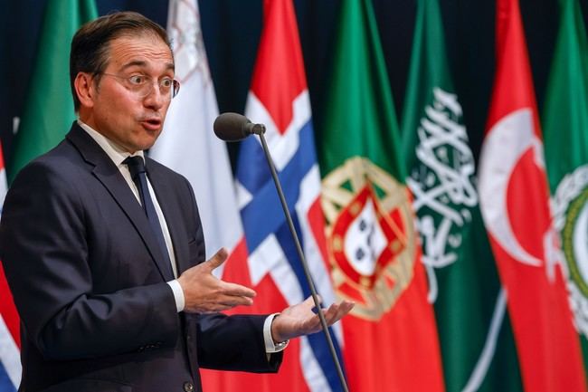 Albares propone embargo de armas a Israel en reunión diplomática