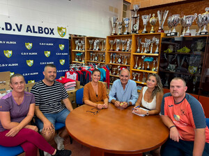 El Ayuntamiento de Albox triplicará en 2027 la ayuda económica al CD Villa de Albox