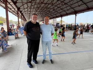 Almería encesta a favor del deporte base en el Puerto