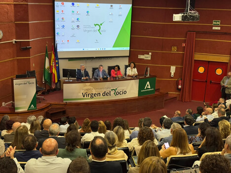 Antonio Sanz analiza con directivos del SAS la renovación sanitaria