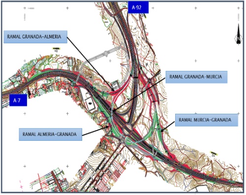 Mitma contrata la remodelación del enlace entre la A-7 y la A-92 en Viator