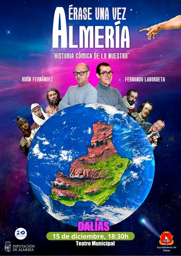 Dalías presenta la comedia histórica "Érase una vez… Almería" en su Teatro Municipal