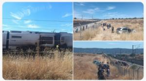Guardia Civil auxilia a 210 pasajeros de un tren que procedía de Almería