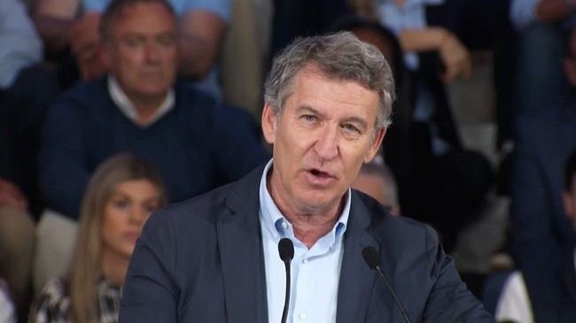 Feijóo convoca a manifestarse en Madrid contra la demolición del Estado de derecho