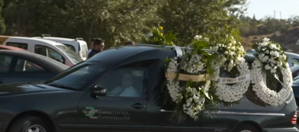 Alcolea despide a Sergio conmocionada por el crimen