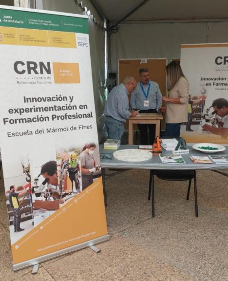La Escuela del Mármol de Fines impulsa el empleo joven en el gran encuentro de la FP en Andalucía Oriental