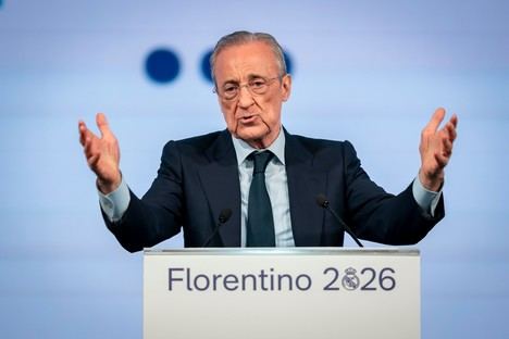 Florentino Pérez presenta a Dumfries y promete un gran fichaje para el Real Madrid