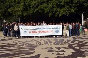 Estudiantes de la UAL protestan por infrafinanciación y exclusión en la ley universitaria