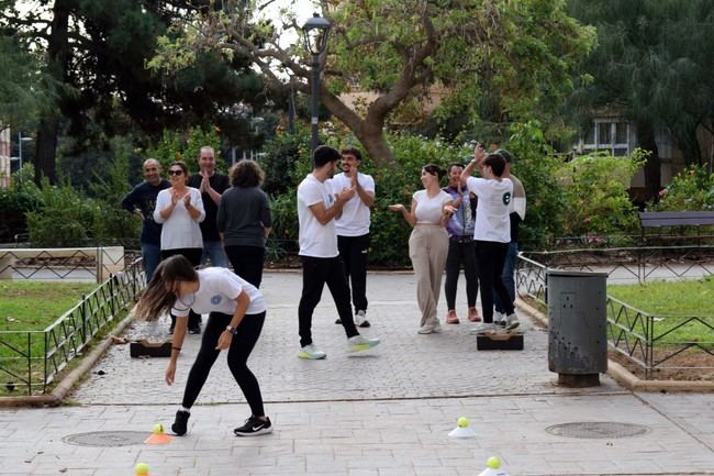 Estudiantes crean actividades de ocio en parques de Almería