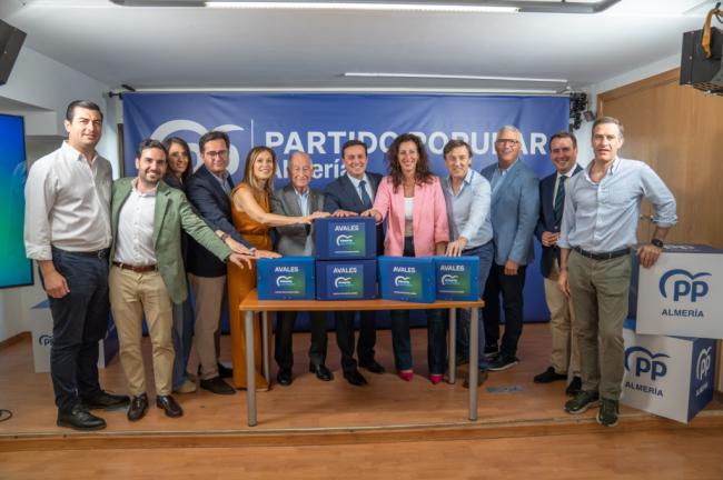 El PP de Almería apoya con 3.500 avales a Núñez Feijóo