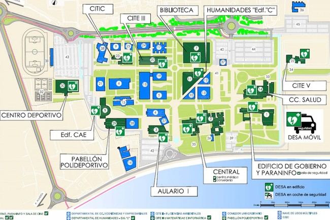 Universidad de Almería renueva su certificación cardioasegurada
