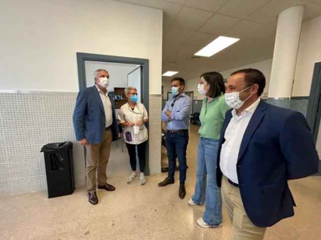 El delegado de Salud conoce las actuaciones acometidas en el Centro de Salud de Laujar de Andarax