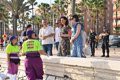Operativo de seguridad y limpieza en San Juan en Almería