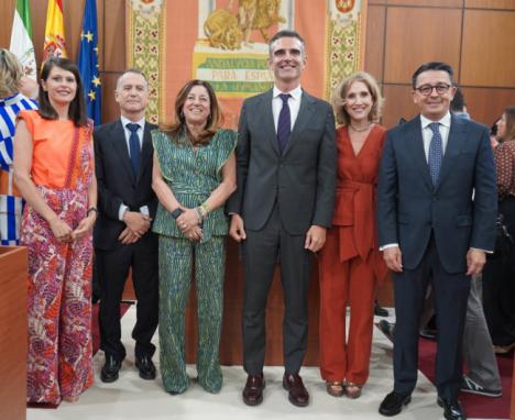 La almeriense Julia Ibáñez en la Mesa de la Cámara