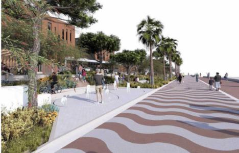 Almería estrenará un oasis urbano para combatir las olas de calor en su Paseo Marítimo