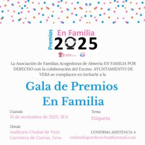 Estos son los ganadores de la IV Gala de los Premios En Familia 2025