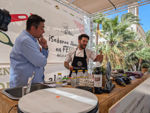 Carlos Salinas y Bosco Benítez en un ‘showcooking’ de sabor y tradición