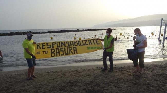 Greenpeace lanza campaña en Almería contra el plástico de un solo uso