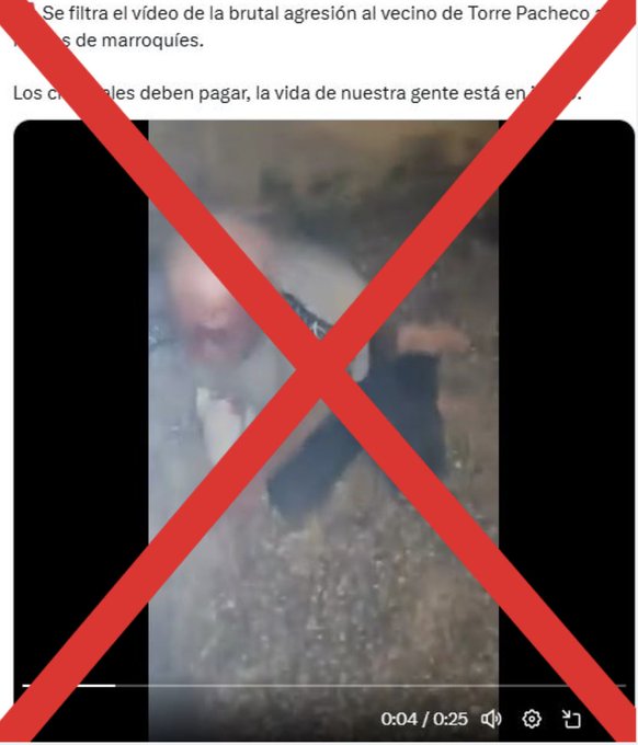 Usan la paliza a un sintecho de Almería para agitar Torre Pacheco