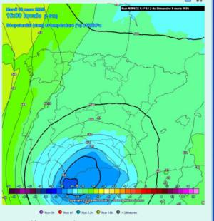 La DANA se instala en Almería con lluvias intensas tras el paso de la borrasca Regina