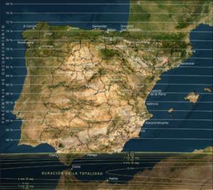 Queda menos de un año para el eclipse total de más de dos minutos en Almería