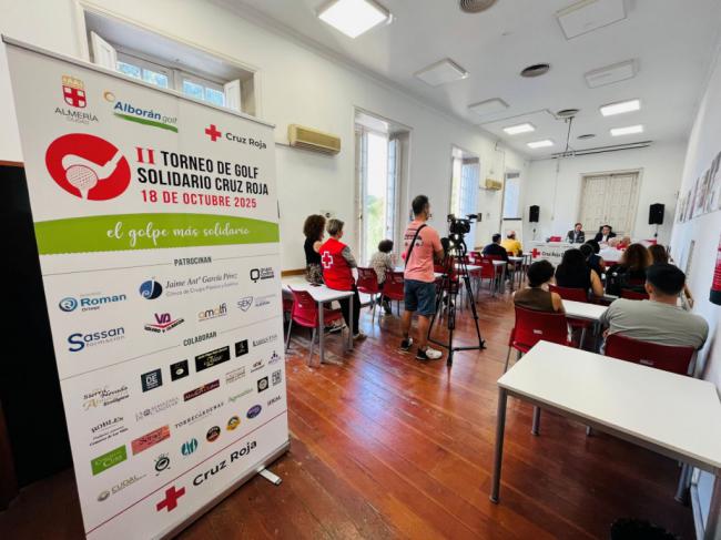 Alborán Golf acoge la segunda edición del Torneo Solidario de Golf a favor de Cruz Roja Almería