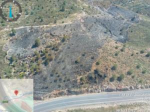Controlado incendio en Berja