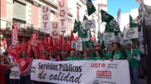 Funcionarios critican el bloqueo socialista a la negociación y anuncian huelga