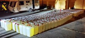 Incautan 7.450 litros de gasolina y cuatro embarcaciones en Almería