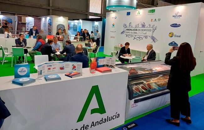 Almería impulsa la pesca andaluza en la Seafood Expo Global de Barcelona