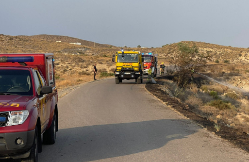 Extinguido conato de incendio en paraje del Parque Natural Cabo de Gata-Níjar