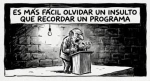 Insultar y pactar