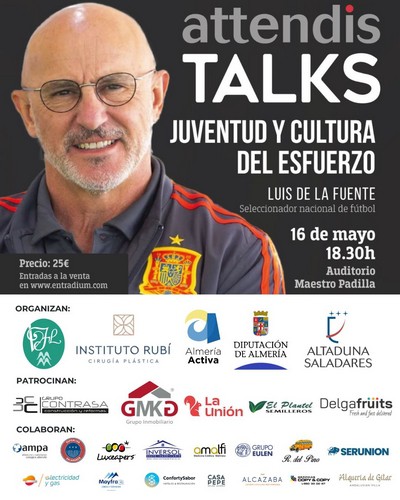 Luis de la Fuente en Attendis Talks el 16 de mayo en Almería