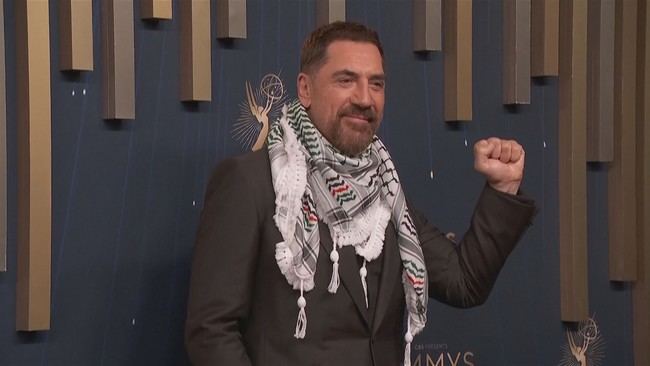 Javier Bardem denuncia el genocidio en Gaza durante los Emmy