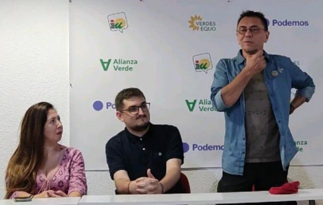 La coalición de Podemos, IU, Verdes Equo y Alianza Verde arranca la campaña con Monedero