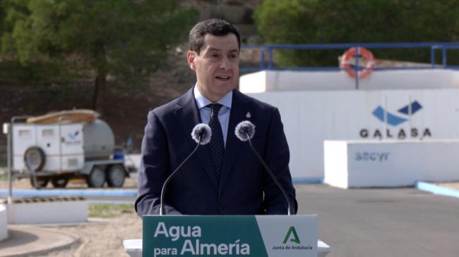 Inversión récord para Almería: 67 millones de euros en agua en los próximos presupuestos andaluces