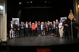 La alcaldesa de Almería destaca la espectacularidad de la Semana Santa en los Premios Guion Cofrade 2026