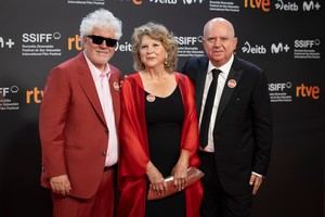 Apoyo a Palestina en la inauguración del Festival de San Sebastián
