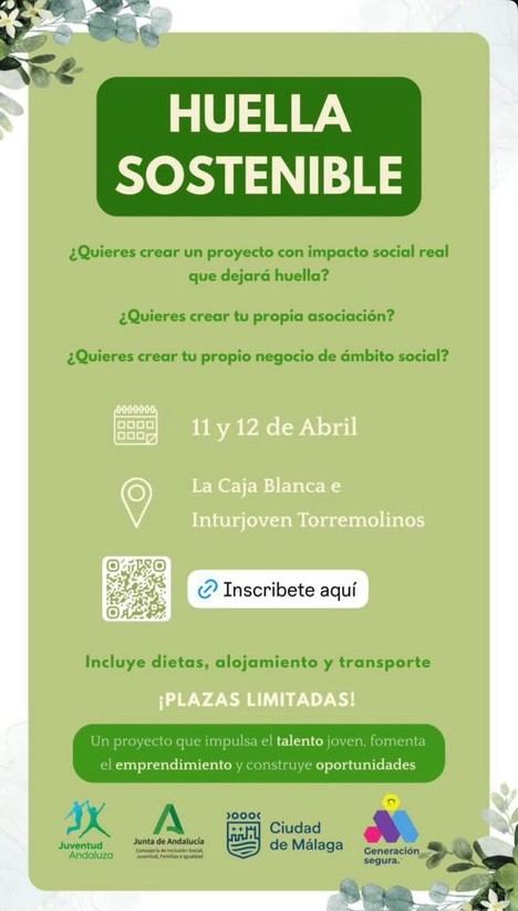 Jóvenes almerienses pueden participar en programa de emprendimiento social en Málaga