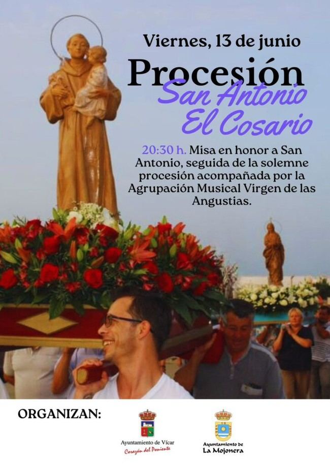 El Cosario celebra a San Antonio de Padua con una procesión