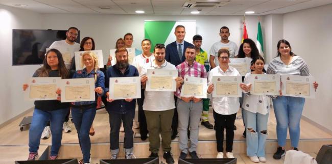Entrega de certificados de profesionalidad en Almería