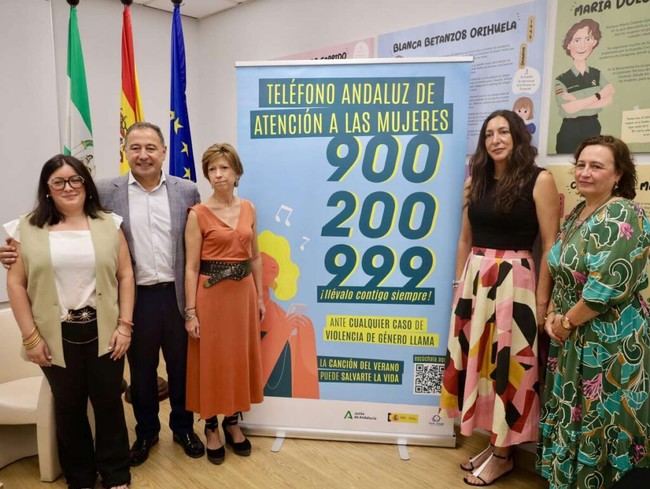 Almería se suma a la campaña para viralizar el 900 200 999 contra la violencia de género este verano