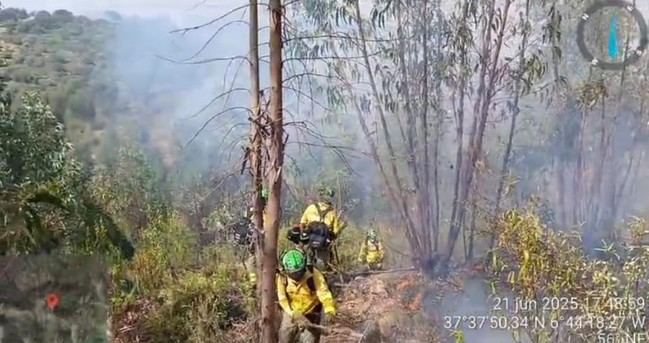 Incendio en Huelva: Plan Infoca en fase de emergencia
