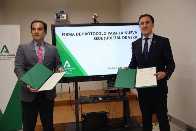 Firmado el protocolo para la nueva sede judicial de Vera