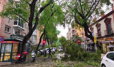 Almería en alerta roja por viento, sin incidentes graves hasta ahora